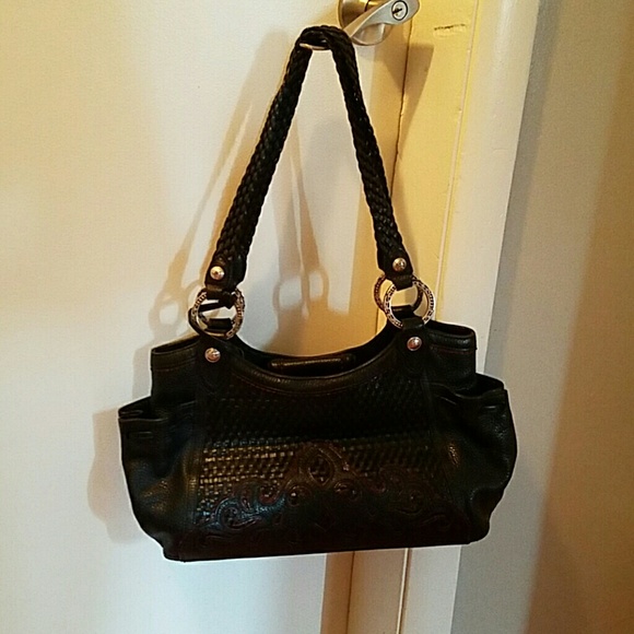 Black Leather Handbag