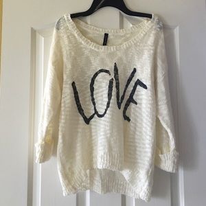Off white sweater