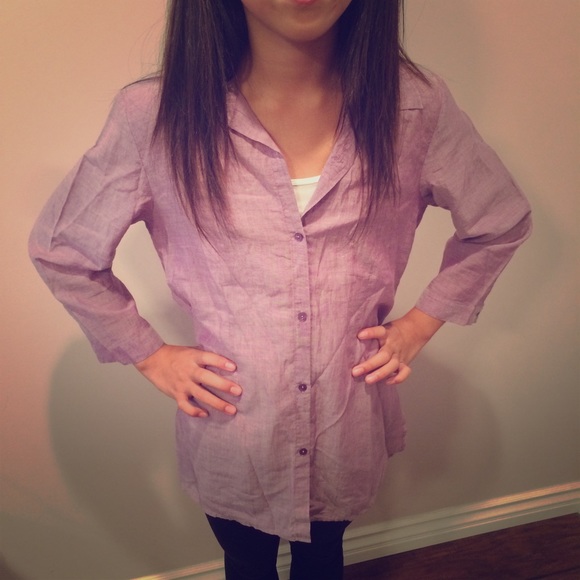 Eileen Fisher Classic Col Shirt (Button-down)