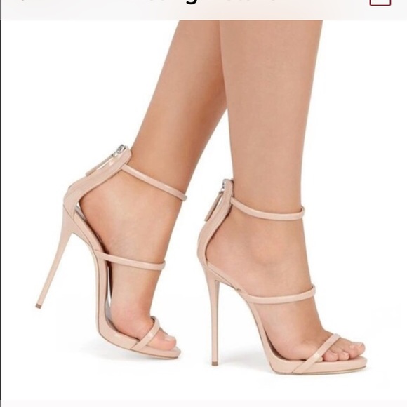 Open toe high heel
