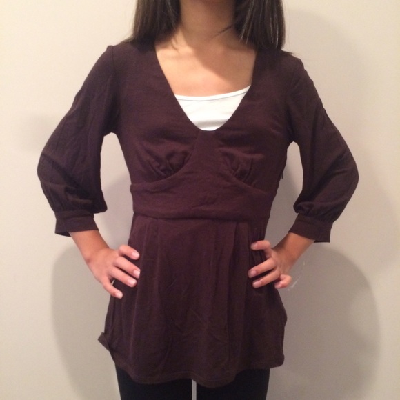 Trina Turk Espresso Blouse