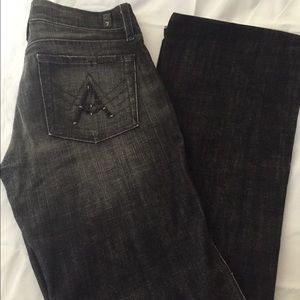 7 for all mankind black jeans