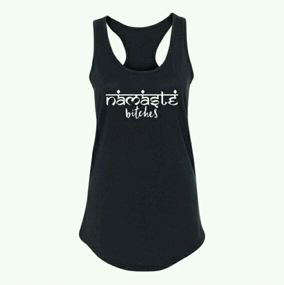 Last 1! Yoga tank with attitude - Large - Picture 3 of 4