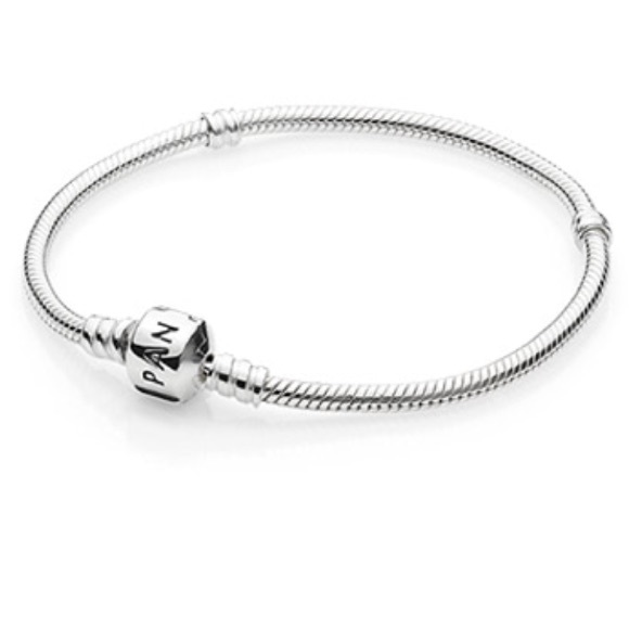 Pandora braided sterling silver bracelet