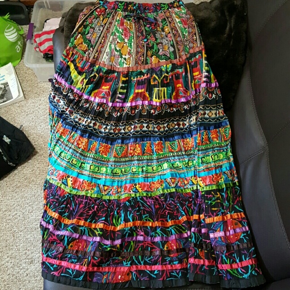 Colorful Long skirt