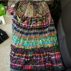Colorful Long skirt