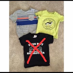 🚫SOLD🚫2 - 18 month old shirts bundle