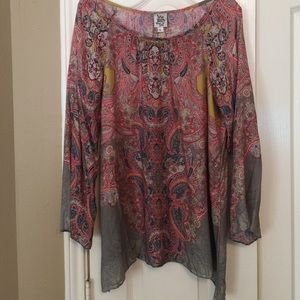 Colorful paisley Ivy Jane blouse