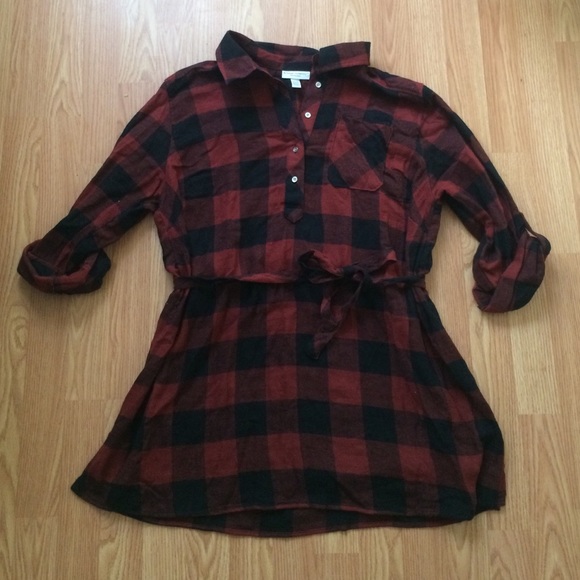 Flannel Maternity shirt