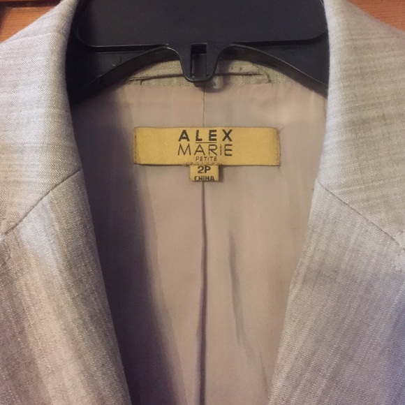 Alex Marie Khaki Skirt Suit - Picture 2 of 4