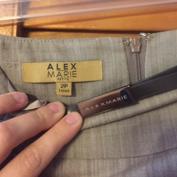 Alex Marie Khaki Skirt Suit - Picture 4 of 4