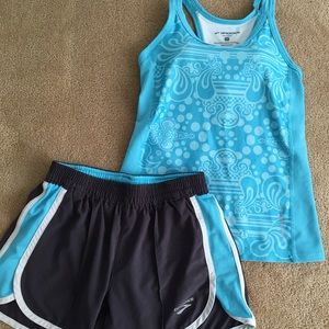 Brooks top and shorts