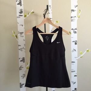 2x Nike Drifit Running Tanktop Built in Bra