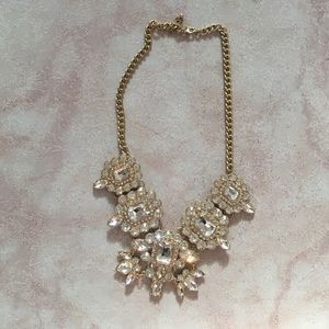 Gold & rhinestone necklace