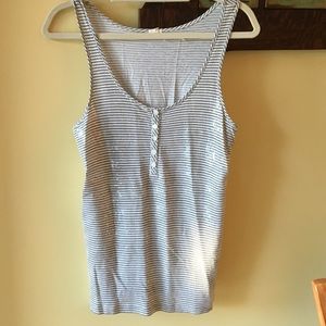 J. Crew striped sequin tank
