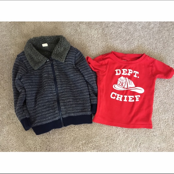 🚫SOLD🚫Toddler shirt and jacket bundle