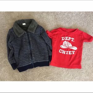 🚫SOLD🚫Toddler shirt and jacket bundle