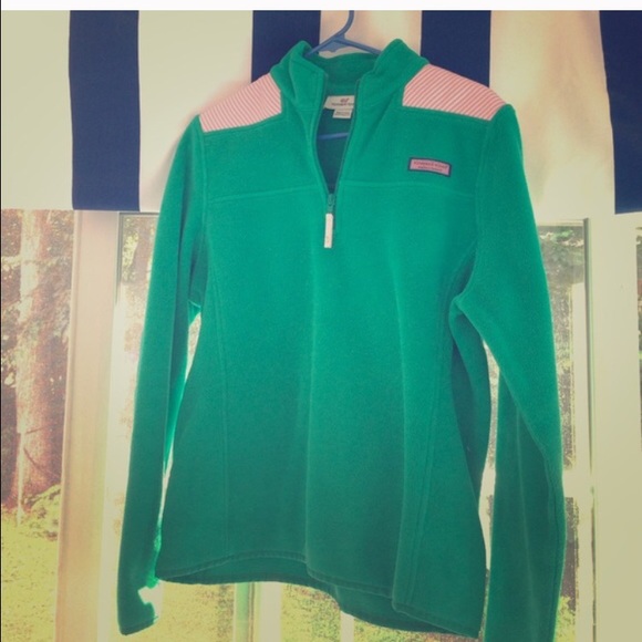 Green and pink shep shirt