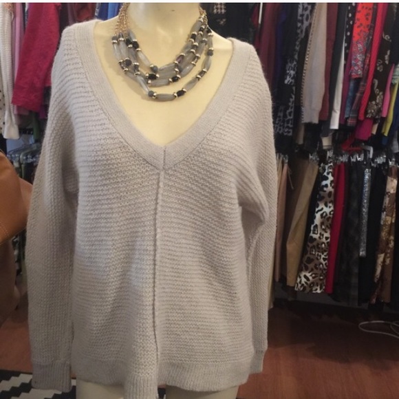 Free people grey sweater