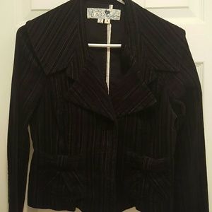 Black corduroy blazer