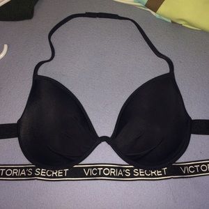 Black strappy Victoria secret bathing suit top