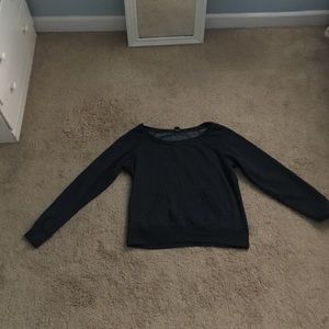 Gray sweatshirt with pocket