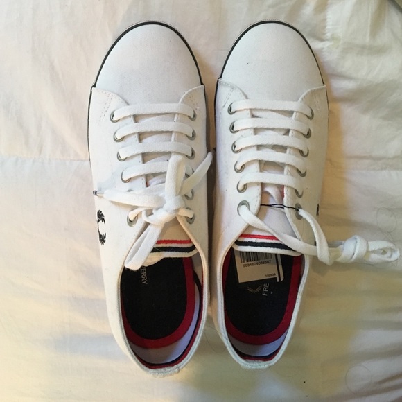 NWT white Fred Perry sneakers