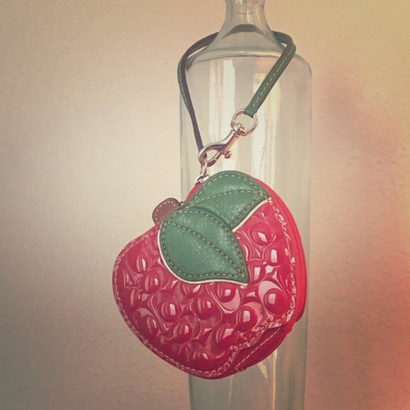 Coach Red Apple Coin Purse