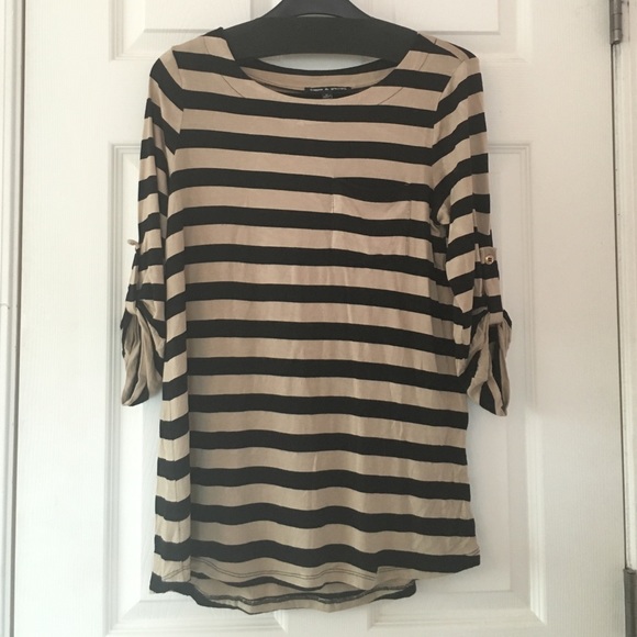 Cable and Gauge Top. SO CUTE! Size Medium!