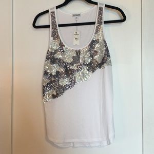 Sequin tank top