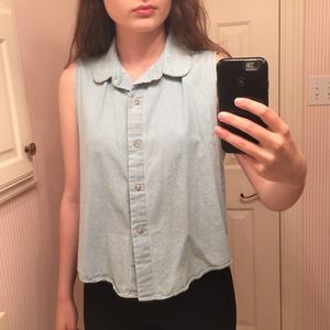 American Apparel denim top