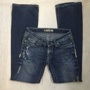 BKE Stella distressed jeans - 26" x 31 1/2"