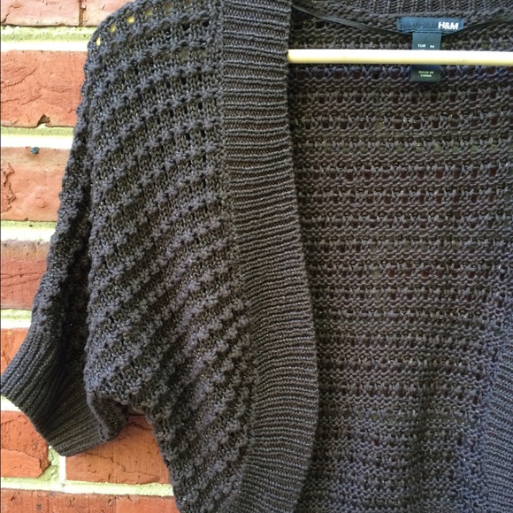 H&M Sweaters Knit Short Sleeve Shrug Poshmark