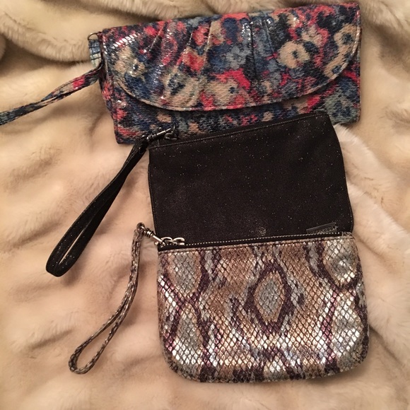 BUNDLE three wristlet purses!