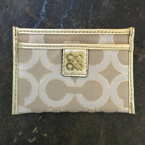 Coach card case.
