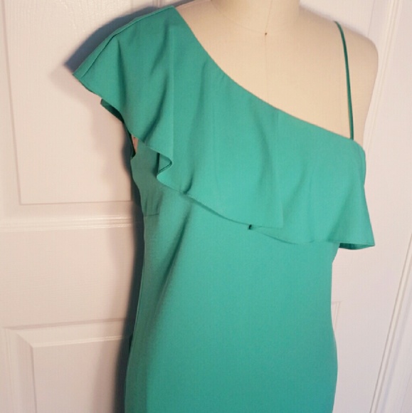 gianni bini one shoulder dress