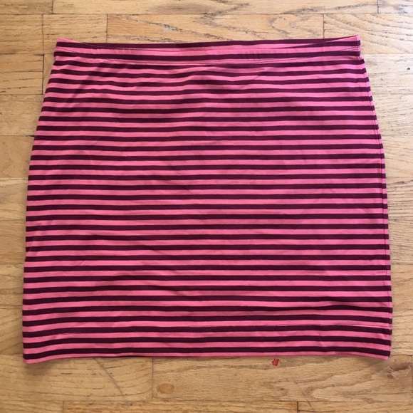 H&M striped mini skirt