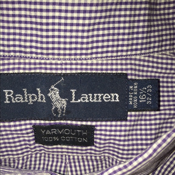 Men's Ralph Lauren "Yarmouth" Button Down - 16.5 - Picture 2 of 4