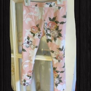 Floral print leggings