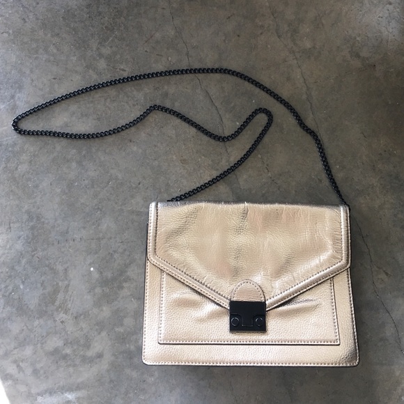 Loeffler Randall Metallic Crossbody Bag