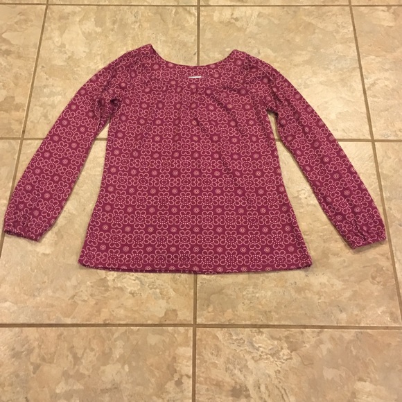 Purple flower pattern top - Picture 1 of 1