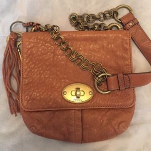 Fossil Quinn Flap in Cognac