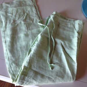 Pants - Mint green linen pants Pants - Mint green linen pants
