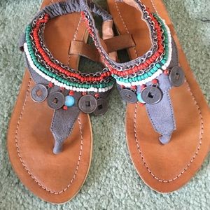 Coin sandals
