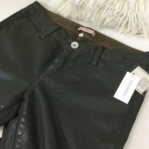 banana republic coated jeans