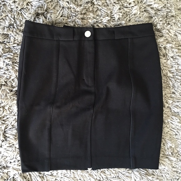 T by Alexander Wang zipped skirt