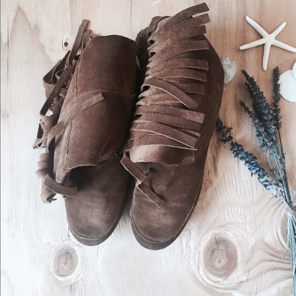 Steve Madden Chestnut Suede Boots - Picture 3 of 4