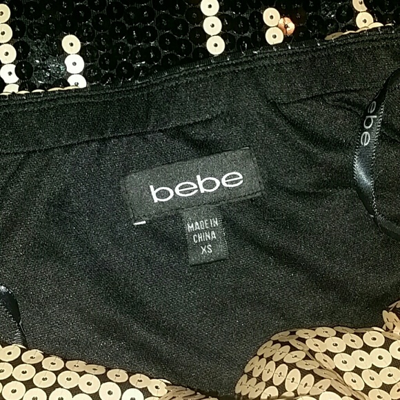 Bebe strapless  sequin dress XS - Picture 4 of 4