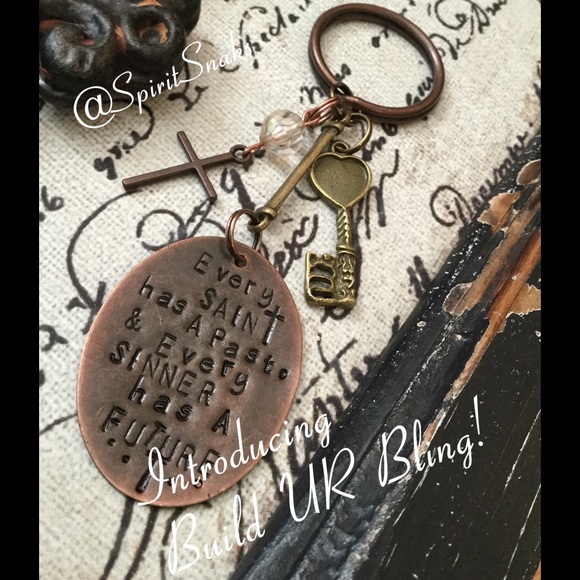 🎉HP🎉🗝Custom🗝Stamped🗝Keychain🗝Build UR Bling✨