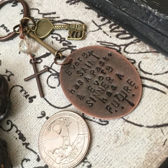 🎉HP🎉🗝Custom🗝Stamped🗝Keychain🗝Build UR Bling✨ - Picture 3 of 4